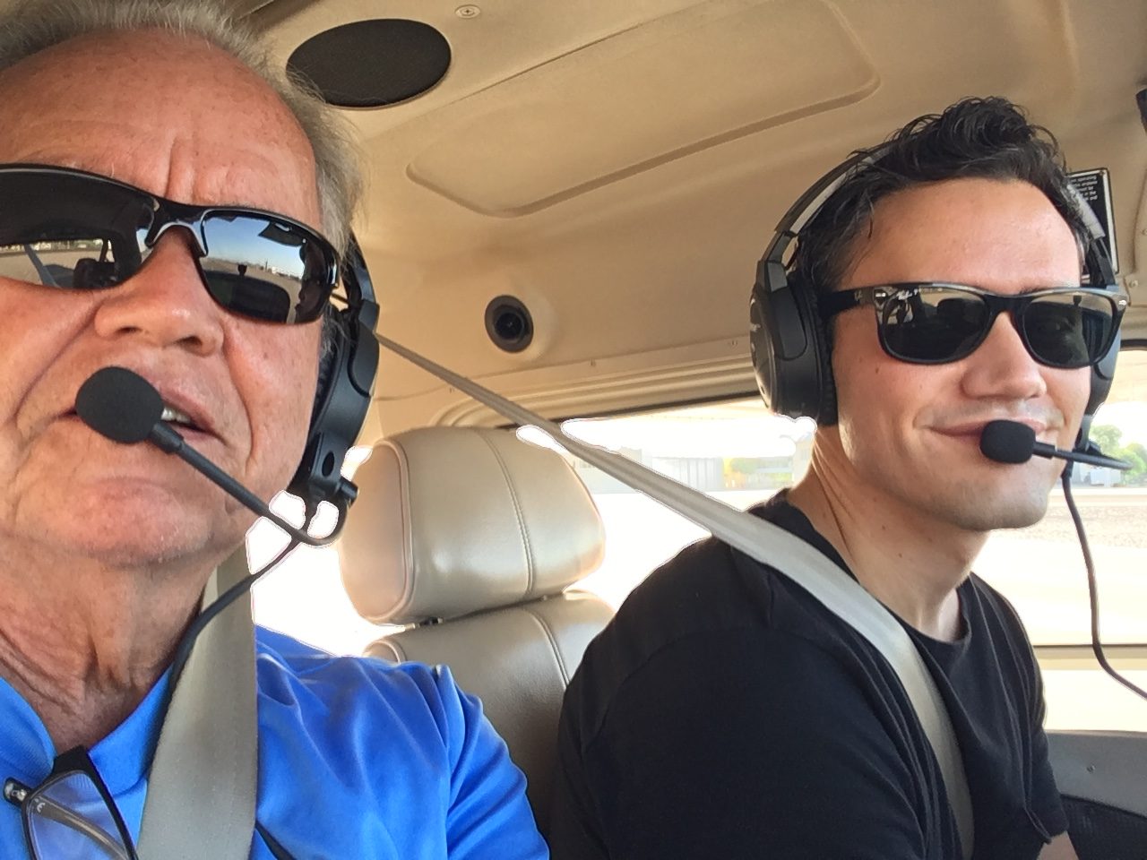 Private Pilot Eric and Leopard Aviation's Owner Tom Noon