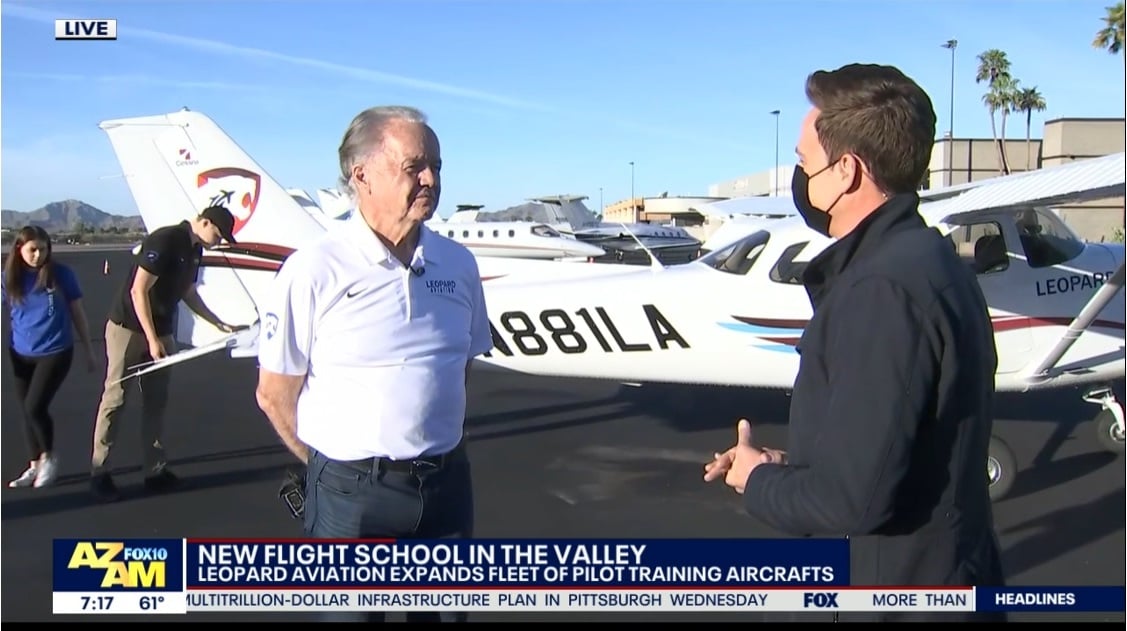 Leopard Aviation on Fox 10